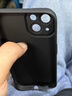 POZZO 適用蘋(píng)果13手機殼 iphone13保護套鏡頭全包超薄透明磨砂防摔軟殼男女款 深空黑 曬單實(shí)拍圖