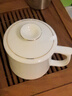 憶壺茶羊脂玉瓷陶瓷茶杯辦公室泡茶杯會(huì )議馬克杯帶蓋白瓷水杯子中秋禮物 曬單實(shí)拍圖