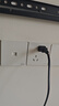 施耐德電氣錯位五孔插座十支裝 86型墻壁開(kāi)關(guān)插座面板套裝 皓呈 奶油白色 曬單實(shí)拍圖