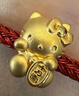周生生黃金轉(zhuǎn)運珠 HelloKitty招財福貓三麗鷗足金串珠92618C定價 曬單實拍圖