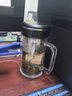 蘇泊爾雙層玻璃杯男家用商務(wù)辦公泡茶杯子過(guò)濾車(chē)載水杯570mL.行硯黑 曬單實(shí)拍圖