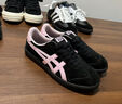 Onitsuka Tiger鬼塚虎新款女款復古德訓鞋 運動(dòng)休閑鞋女鞋 TOKUTEN 1183C254 黑色/粉紅色 37 曬單實(shí)拍圖