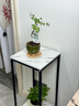 小匠材花架客廳落地式鐵藝立柱植物擺放架花盆托層置物架陽(yáng)臺黑白30*80 曬單實(shí)拍圖
