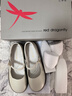 紅蜻蜓瑪麗珍單鞋女士洛麗塔牛皮小皮鞋女淺口JK女鞋子WTB152692米白37 曬單實(shí)拍圖
