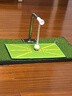 TTYGJ升級版 室內高爾夫揮桿練習訓練器 360度旋轉帶吸盤(pán)橡膠底打擊墊 旋轉揮桿練習器 曬單實(shí)拍圖