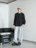 迪桑特（DESCENTE）都市通勤男女款DUALIS WIREWP BOA運(yùn)動(dòng)休閑鞋 男子BK-黑色-D5491DSN19 43 曬單實(shí)拍圖