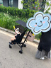 小虎子口袋推車輕便折疊嬰兒推車兒童寶寶溜娃神器可登機(jī)推車T18炭黑色 曬單實(shí)拍圖