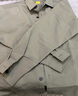 吉普（JEEP）長(cháng)袖襯衫男春秋季工裝外套男士潮流寬松襯衣服男裝上衣 軍綠 XL 曬單實(shí)拍圖