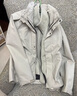 迪卡儂（DECATHLON）沖鋒衣男三合一男女夾克防風(fēng)防水夾克男保暖可拆卸內膽抓絨衣外套 男款 月白色 2XL 曬單實(shí)拍圖