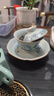 NEOEO 尼耳釉中彩三才蓋碗新田園野菊兔泡茶碗單個(gè)功夫茶具泡茶器尼爾茶具 尼耳釉中彩三才蓋碗N1318 曬單實(shí)拍圖