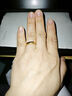 CRD克徠帝黃金戒指貓眼足金999素圈指環(huán)女款5G克徠帝節日禮物 2.5g HQ00150 【11號指圈】 曬單實(shí)拍圖