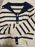 梵闋針織衫女秋冬新款時(shí)尚減齡休閑學(xué)院風(fēng)撞色條紋長(cháng)袖毛衣開(kāi)衫外套女 條紋 均碼 建議85-135斤 曬單實(shí)拍圖
