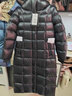 坦博爾高充絨鵝絨羽絨服女長(zhǎng)款亮面加厚保暖冬保暖外套520892J 0027黑色 M (165) 曬單實(shí)拍圖