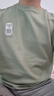 JEANSWEST真維斯華夫格長(cháng)袖男春秋款簡(jiǎn)約寬松男款t恤百搭抗皺耐磨打底衫 曬單實(shí)拍圖