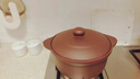 曼遠宜興紫砂鍋燉肉煲湯燃氣灶專(zhuān)用【純紫砂】無(wú)涂層養生煲明火耐高溫 宜興原礦紫砂鍋（推薦4-6人使用） 4.5L 曬單實(shí)拍圖