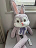 愛(ài)維親可以拉耳朵的兔子玩偶毛絨玩具公仔抱睡枕布娃娃 1米美美兔紫色【可拉耳朵】 曬單實(shí)拍圖