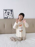 G.DUCKKIDS兒童睡衣春秋棉大女童家居服7秋季8長(cháng)袖10多歲小孩12棉空調房套裝 米黃色 248079純棉排隊狗ageocic 140 cm 建議身高135cm左右 曬單實(shí)拍圖