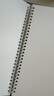 無(wú)印良品（MUJI）聚丙烯透明封面雙環(huán)筆記本 學(xué)生文具 82張/透明/B5 曬單實(shí)拍圖