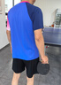 李寧（LI-NING）乒乓球服套裝男女同款羽毛球速干透氣運動(dòng)服短袖比賽服 鮮藍色 曬單實(shí)拍圖