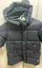 嘟嘟家【三防科技】寶寶中長款羽絨服兒童冬季外套男童女童冬裝 黑色 110 曬單實拍圖