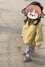 戴維貝拉（DAVE＆BELLA）女童外套新款春裝中大童短款風(fēng)衣洋氣小女孩外衣兒童上衣童裝 芥末黃【現貨】 110 cm（建議身高100-110cm） 曬單實(shí)拍圖
