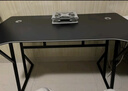初學(xué)者  電腦桌臺式家用電競桌椅套裝辦公桌簡(jiǎn)約書(shū)桌游戲桌書(shū)房寫(xiě)字桌子 子夜黑120*60-電競紋路 曬單實(shí)拍圖