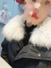 兔芊超大毛領(lǐng)羽絨服女短款短款羽絨服女冬季2024新款小個(gè)子大毛領(lǐng)爆款 黑色 超大狐貍毛 S 建議96-105斤 曬單實(shí)拍圖