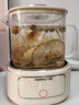 九陽(yáng)（Joyoung）凈萃養生壺迷你家用全玻璃煮茶器 輕音燉煮 1L辦公室0金屬0膠水恒溫燒水壺 WY103 曬單實(shí)拍圖
