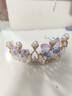 六一兒童節皇冠發(fā)飾公主女童水鉆王冠發(fā)箍小女孩生日禮物頭箍頭飾 3#蝶舞 無(wú)規格 曬單實(shí)拍圖