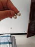 海蒂 11-12mm高品質(zhì)S925銀淡水珍珠耳環(huán)耳扣送女友生日禮物附證書 曬單實(shí)拍圖