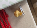 周生生南瓜紋小錢(qián)袋黃金吊墜 足金薄荷掛墜金墜子 96155P計價(jià) 0.66克(含工費240元) 曬單實(shí)拍圖