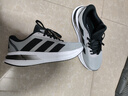 阿迪達斯 （adidas）男鞋女鞋戶(hù)外訓練舒適透氣休閑運動(dòng)跑步鞋 淺灰/碳黑/一號黑 41 曬單實(shí)拍圖