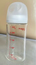 貝親（Pigeon）玻璃奶瓶寬口徑防脹氣240ml L號奶嘴 6月+ AA188  曬單實(shí)拍圖