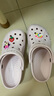 卡駱馳（CROCS）洞洞鞋貝雅男鞋女鞋輕便耐磨一腳蹬拖鞋休閑鞋|10126 裸粉-6PI 37 /38(230mm) 曬單實(shí)拍圖