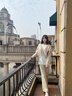 革曼孕婦裝秋裝2025新款套裝洋氣顯瘦上衣褲子韓版時(shí)尚大碼兩件套春秋 杏色套裝 XL 曬單實(shí)拍圖
