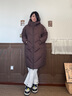 波司登（BOSIDENG）2025新款羽絨服女長(cháng)款氧氣系列90絨寬松潮流保暖外套B250245232 暮云棕7F14-趨勢推薦 M 165/88A 體重約125-140斤-卡碼拍小 曬單實(shí)拍圖
