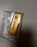 中國黃金 Au9999黃金薄片投資金條100g 曬單實(shí)拍圖