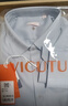 威可多（VICUTU）【云朵PLUS】男士長(cháng)袖襯衫不易皺易打理舒彈商務(wù)襯衣 灰紫色 常規 S 曬單實(shí)拍圖