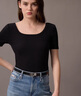 Calvin KleinJeans25女士ck雙面用簡(jiǎn)約休閑通勤字母扣頭腰帶皮帶禮物4K7006G V1K-太空黑 80cm 曬單實(shí)拍圖