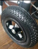 匠者充氣輪購物車(chē)折疊手拉車(chē)便攜拉桿行李車(chē)老人拖車(chē)家用買(mǎi)菜車(chē)小拉車(chē) 充氣輪兩輪-黑色鋁合金買(mǎi)菜車(chē) 曬單實(shí)拍圖