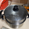 美的（Midea）蒸鍋304不銹鋼蒸煮兩用湯鍋饅頭包子家用蒸籠鍋禮品 曬單實(shí)拍圖