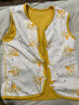 舒貝怡兒童馬甲純棉兩面穿嬰兒衣服坎肩男女背心馬夾春秋外穿上衣黃100 曬單實(shí)拍圖