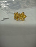 周六福七夕禮物黃金耳釘女足金999花卉耳飾耳針 計價(jià) 2.23g 曬單實(shí)拍圖