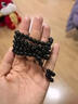 BJYL天然黑曜石手串男女本命年108顆佛珠念珠手鏈平安轉運珠多圈飾品 【黑曜石】108顆佛珠-6mm 曬單實(shí)拍圖