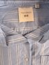 優(yōu)衣庫女裝男裝牛津紡箱型條紋襯衫/長(cháng)袖合作款新款479975 483601 479975/61水藍色 S 曬單實(shí)拍圖