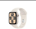Apple/蘋(píng)果 Watch SE 智能手表GPS款40毫米星光色鋁金屬表殼星光色運動(dòng)型表帶M/L MXF53CH/B 曬單實(shí)拍圖