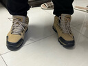 駱駝動(dòng)感斷碼冬季駱駝男鞋真皮加絨保暖高幫登山鞋防水戶(hù)外運動(dòng)大棉鞋 028卡其色 42 曬單實(shí)拍圖