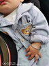 迪士尼（Disney）男童春秋套裝痞帥氣男孩衣服1一2-3歲寶寶衛衣童裝兒童秋裝三件套 米黃-雙熊兩件套無(wú)內膽 110 (升級款)cm 曬單實(shí)拍圖
