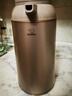 象?。╖O JIRUSHI）保溫壺日本原裝進(jìn)口大容量雙層玻璃內膽居家保冷保溫瓶熱水瓶AFFB TK香草可可色 1.55L 曬單實(shí)拍圖