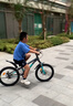 鳳凰兒童自行車(chē)小女男孩山地單車(chē)3-6-8-10-12-15歲中大童超輕帶輔助輪 【高配-輻條輪】【前叉減震】天青藍+大禮包 20寸【帶腳撐】 曬單實(shí)拍圖